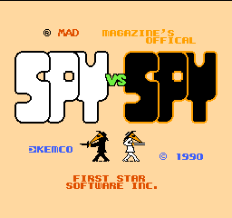 Spy vs Spy (Europe) Title Screen